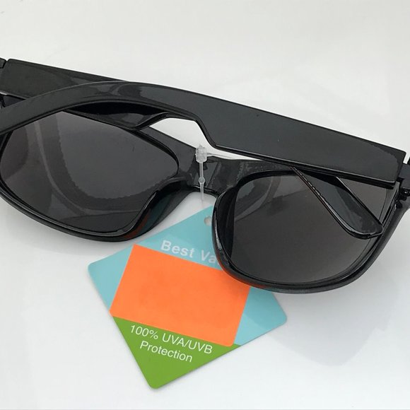 FWG Best Value Sunglasses Women Black Frame Eye We - Picture 10 of 11